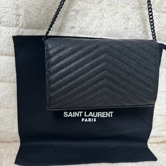 Yves Saint Laurent Black Shoulder Bag - Picture 3 of 6